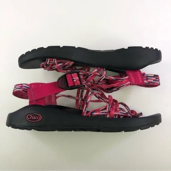 Chaco ZCloud X2 Sandal J106134 Women’s Size 9 Pink Black Hiking - Picture 2 of 7